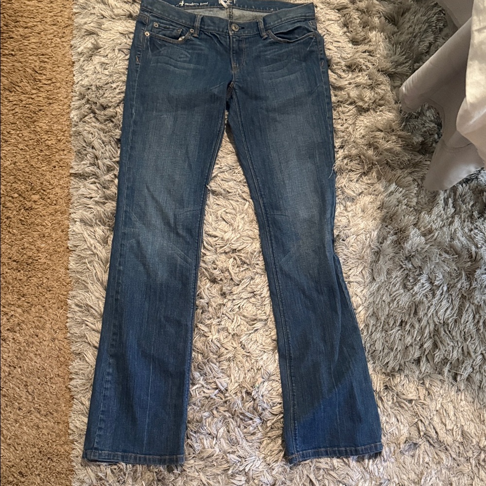 Ann Taylor Women's Boot Cut Jeans in Deep Blue